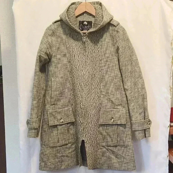 Clutch‎ Exclusive Vintage Full Zip Jacket Long Sleeve Hooded READ DESC. FOR SIZE - Picture 1 of 16